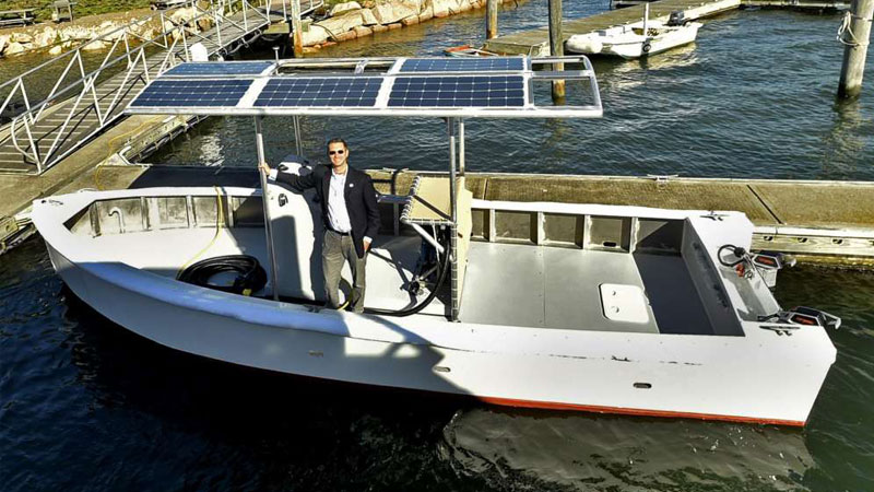 ESHD Solar Pump Out Boat