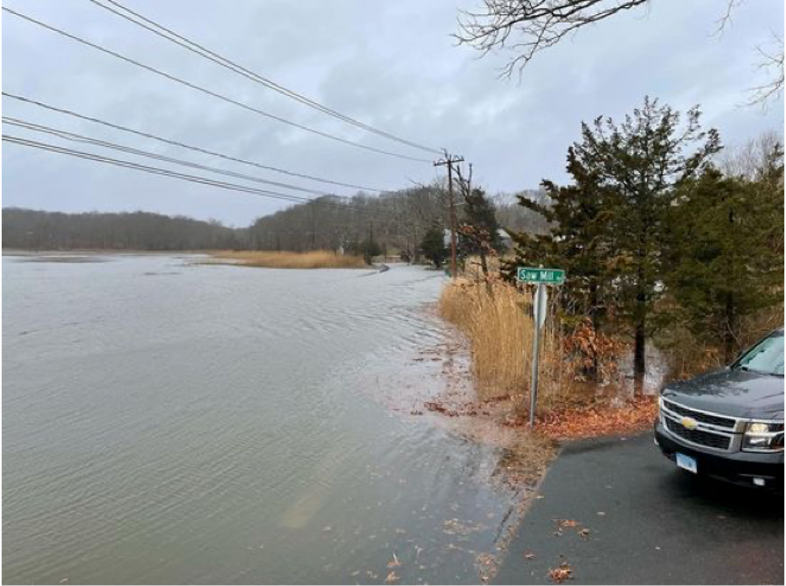 Flooding in Branford, December 23, 2022